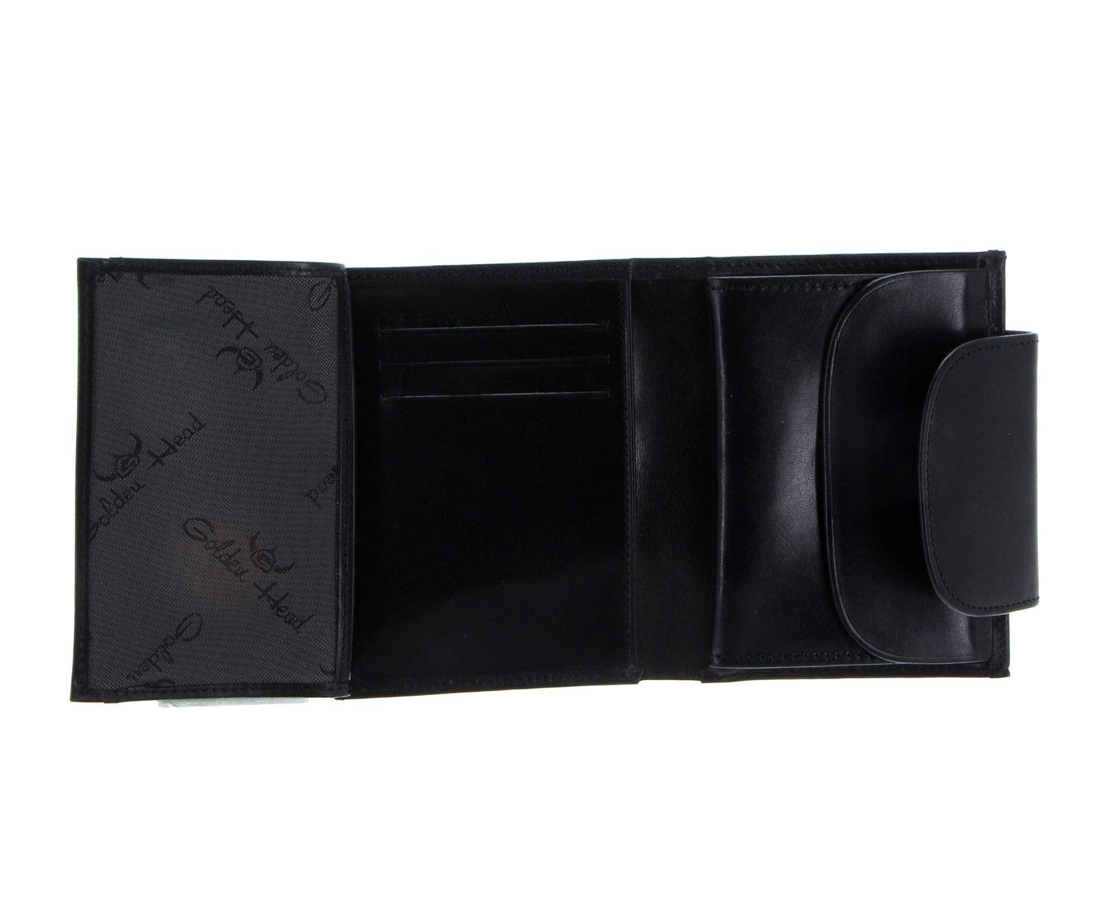 Golden Head Colorado Classic Kombischeintasche 11 cm Schwarz Leder