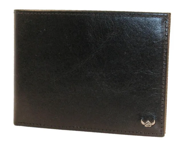 Golden Head Colorado Classic Scheintasche Klappe Geldbörse schwarz Leder