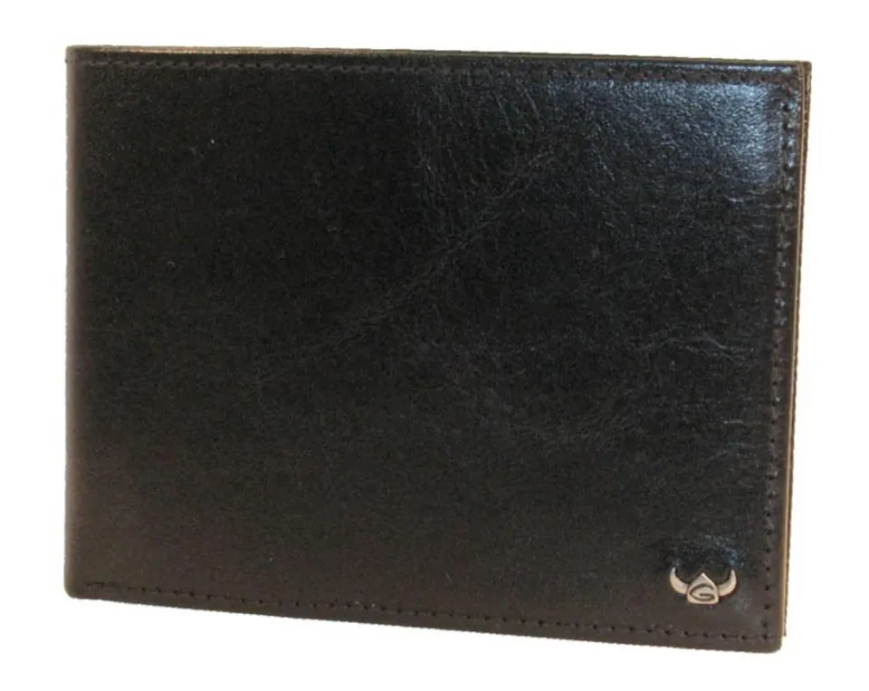 Golden Head Colorado Classic Scheintasche Klappe Geldbörse schwarz Leder