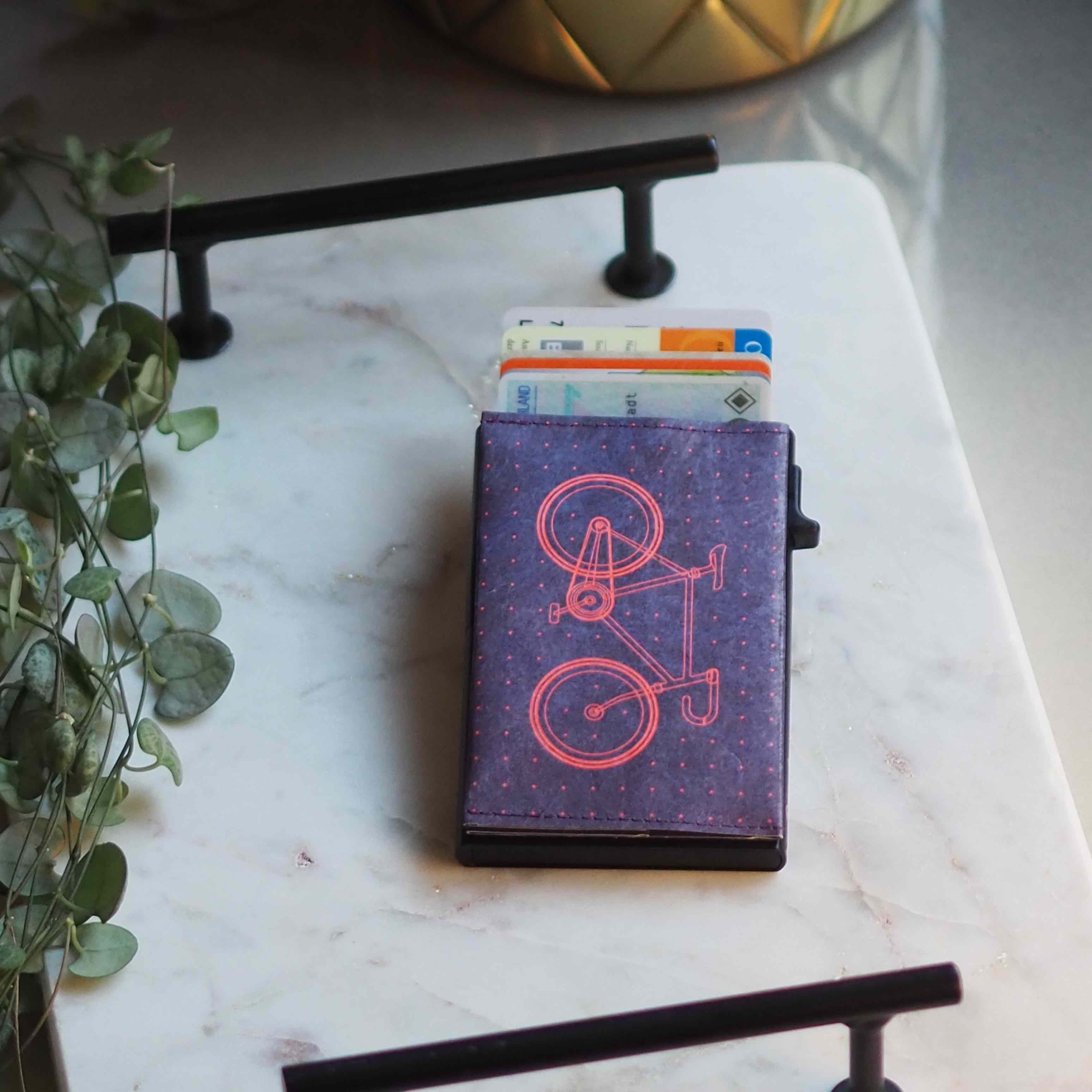 Paprcuts RFID Alu Kartenetui Bike Portemonnaie blau RFID-Schutz