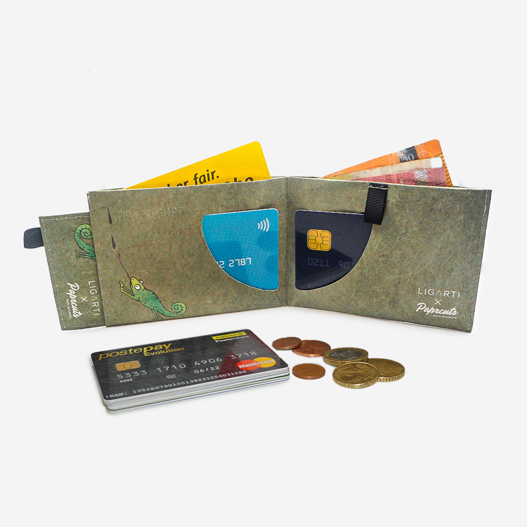 Paprcuts RFID PRO Wallet Faultier Portemonnaie mint RFID