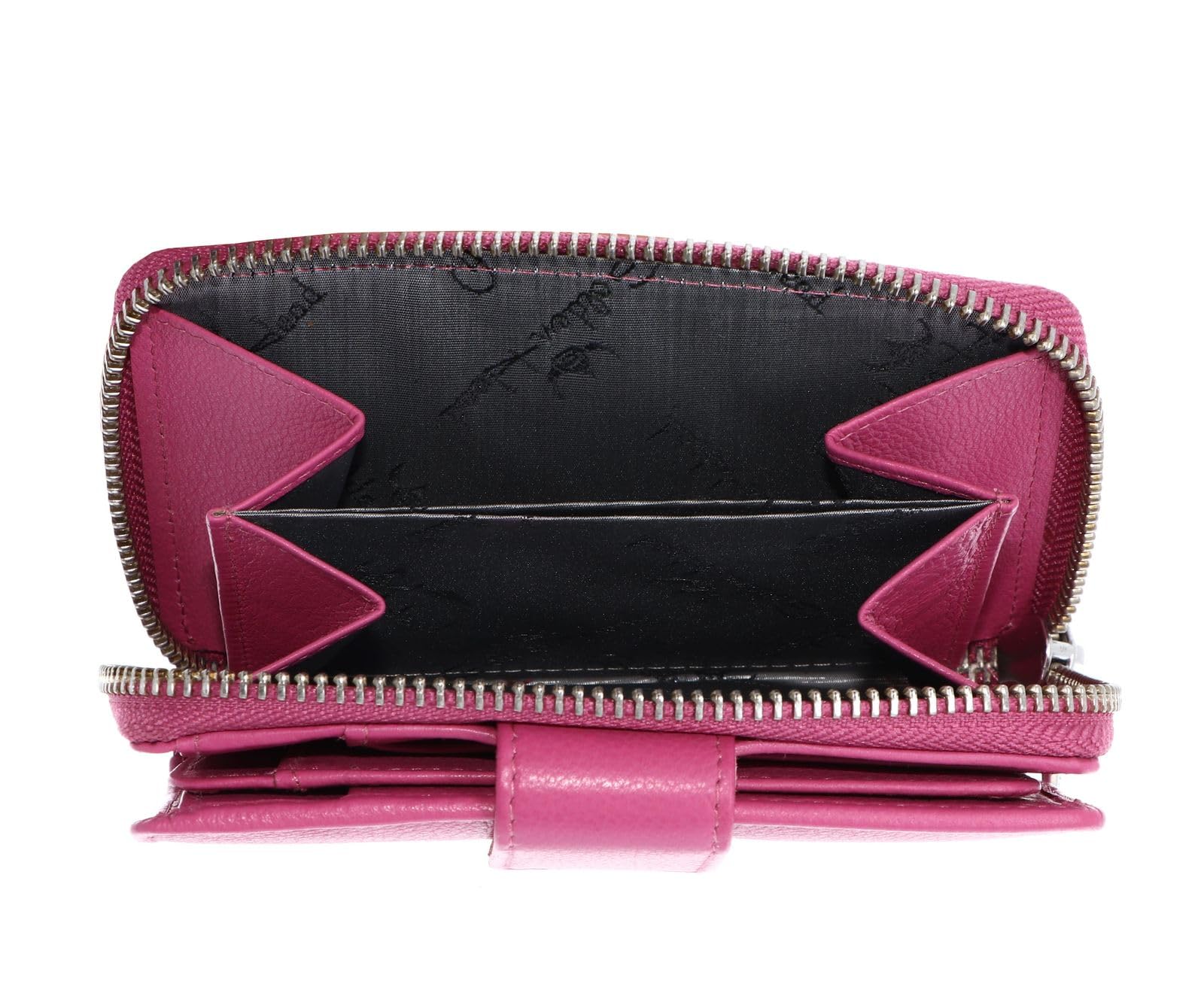 Golden Head Madrid 1438 Geldbörse Fuchsia RFID Rindsleder