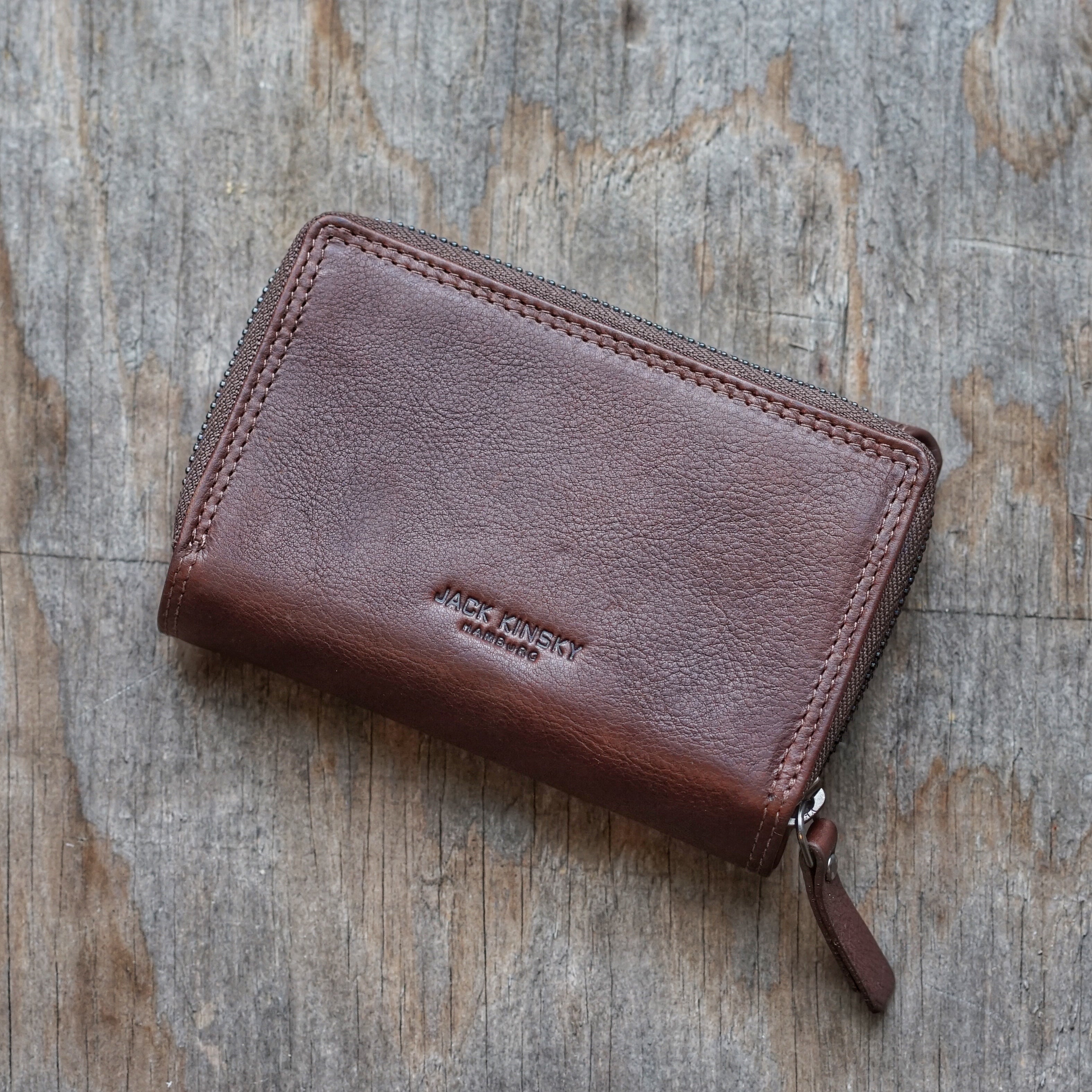 Jack Kinsky Montreal 512N Geldbörse Cognac RFID