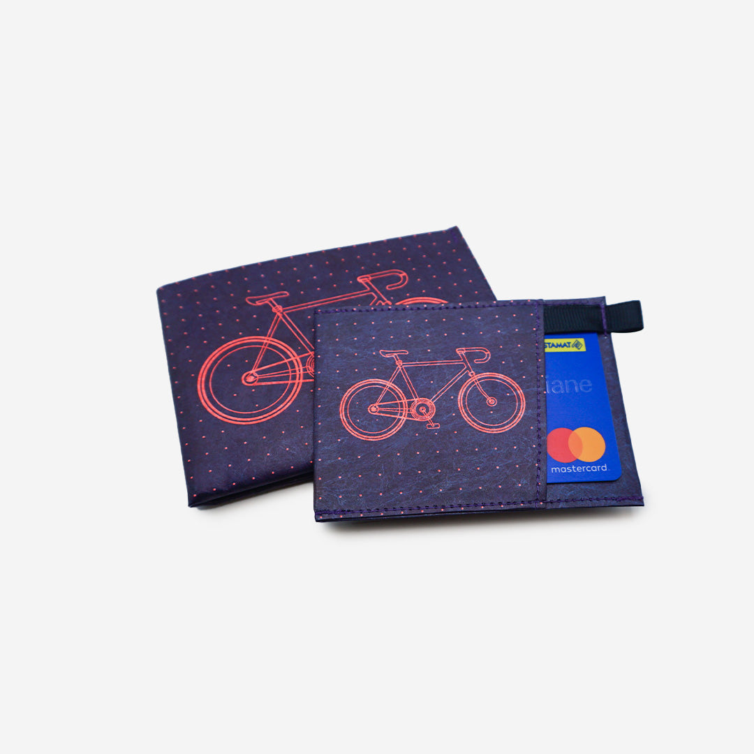 Paprcuts RFID PRO Bike Portemonnaie blau neon Tyvek RFID