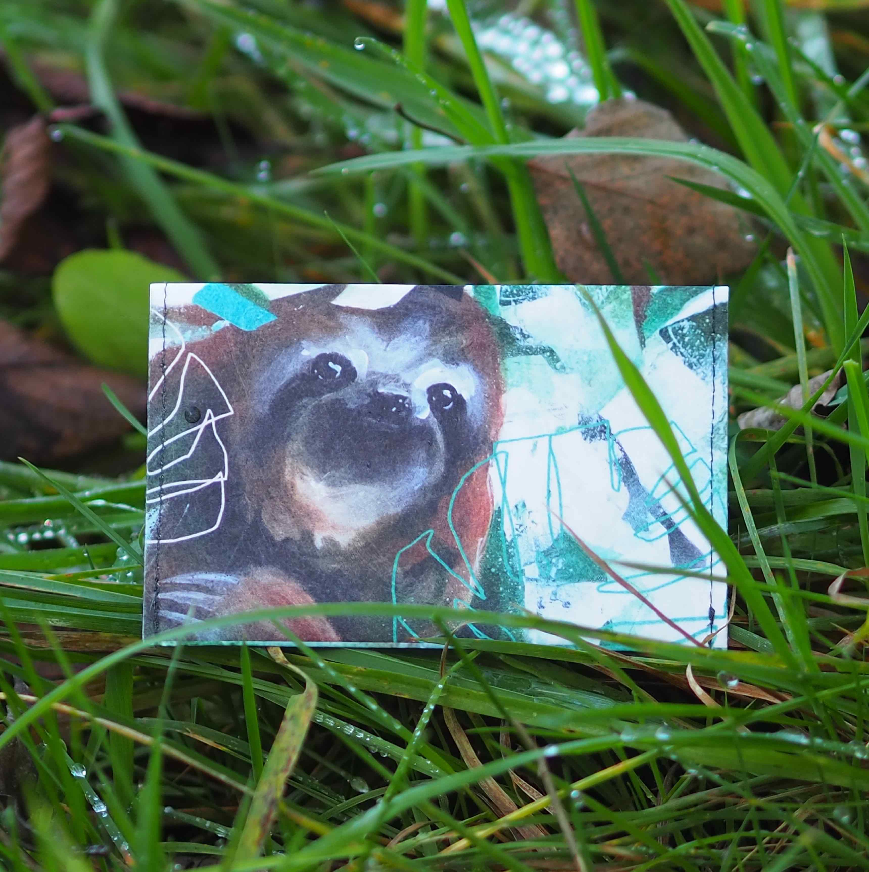 Paprcuts RFID Kartenhalter Happy Sloth Kartenetui vegan