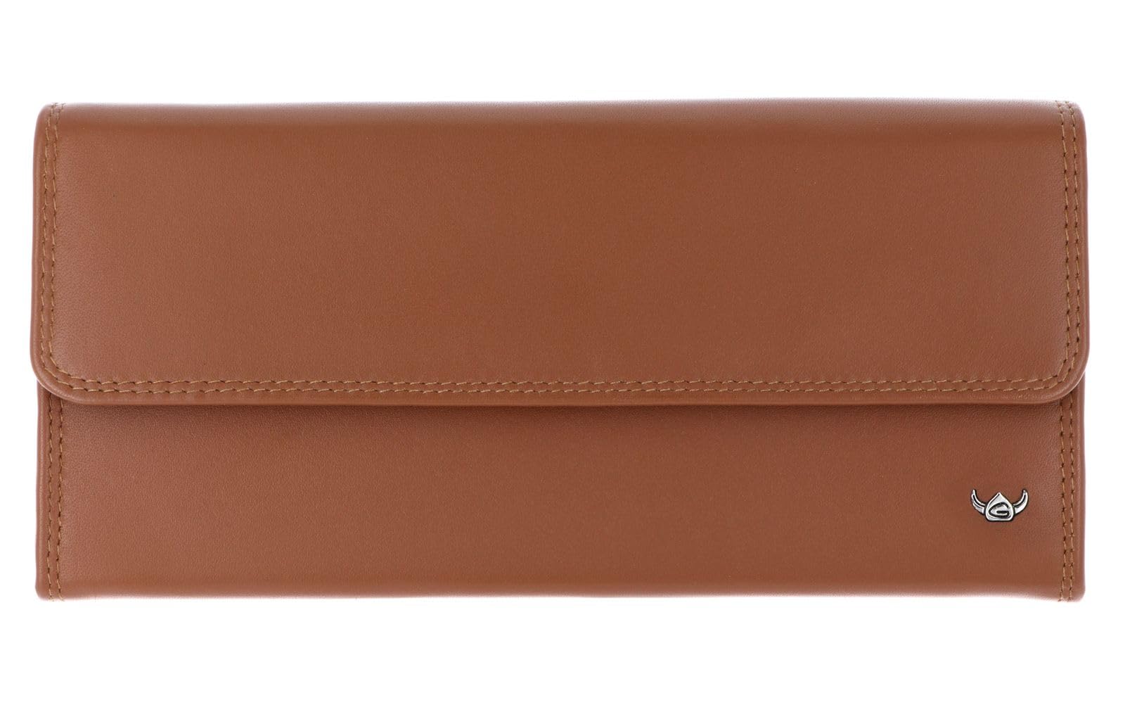 Golden Head Polo 2828 Damenbörse Cognac Rindsleder RFID