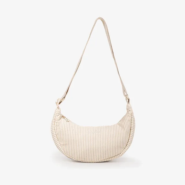 Paprcuts Valencia Roundbag Cord Off-White vegan