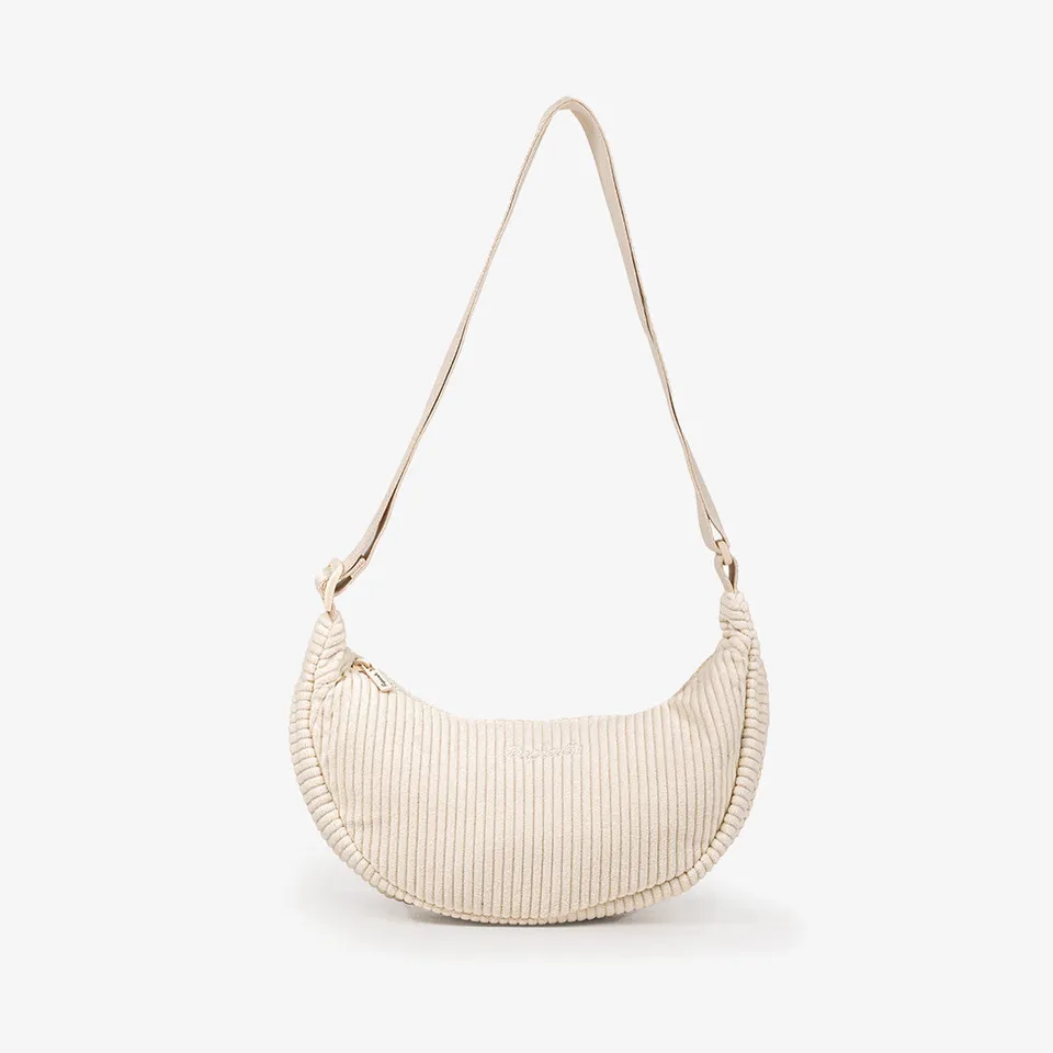 Paprcuts Valencia Roundbag Cord Off-White vegan