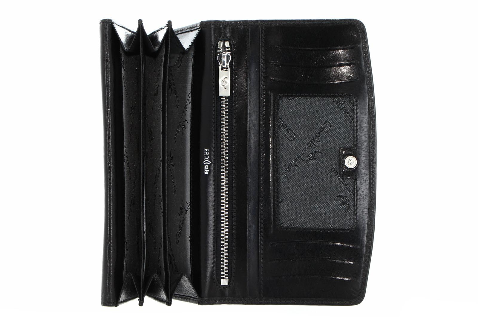 Golden Head Colorado 2823 Damenbörse Schwarz RFID Leder