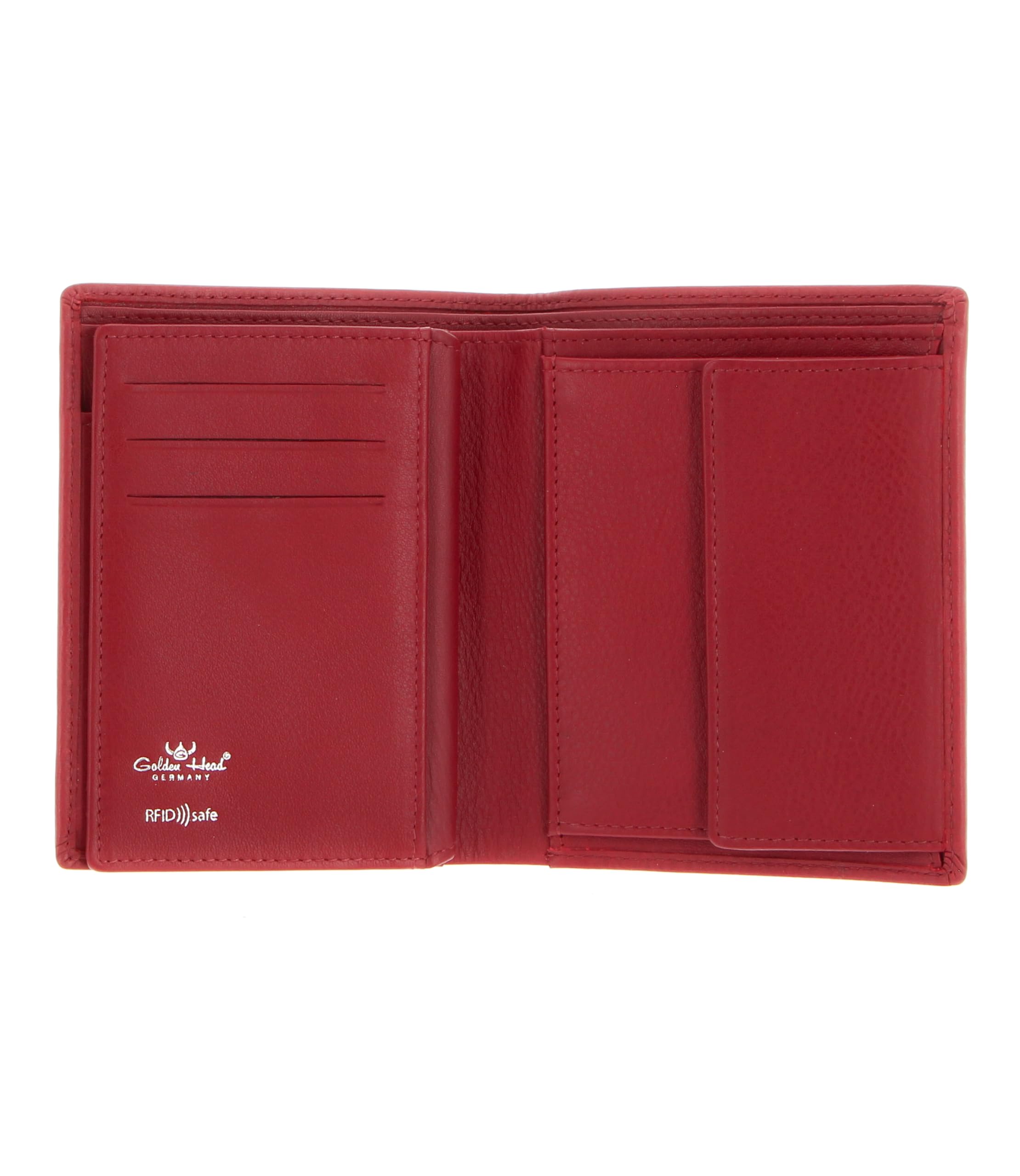 Golden Head Polo 1250 Geldbörse Rot RFID Rindsleder