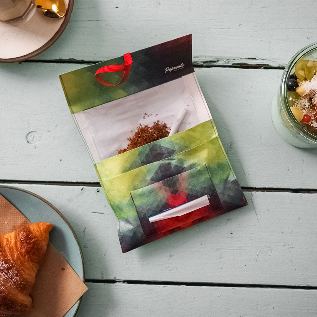 Paprcuts Tabakbeutel Tropical Heat Tabaktasche bunt vegan