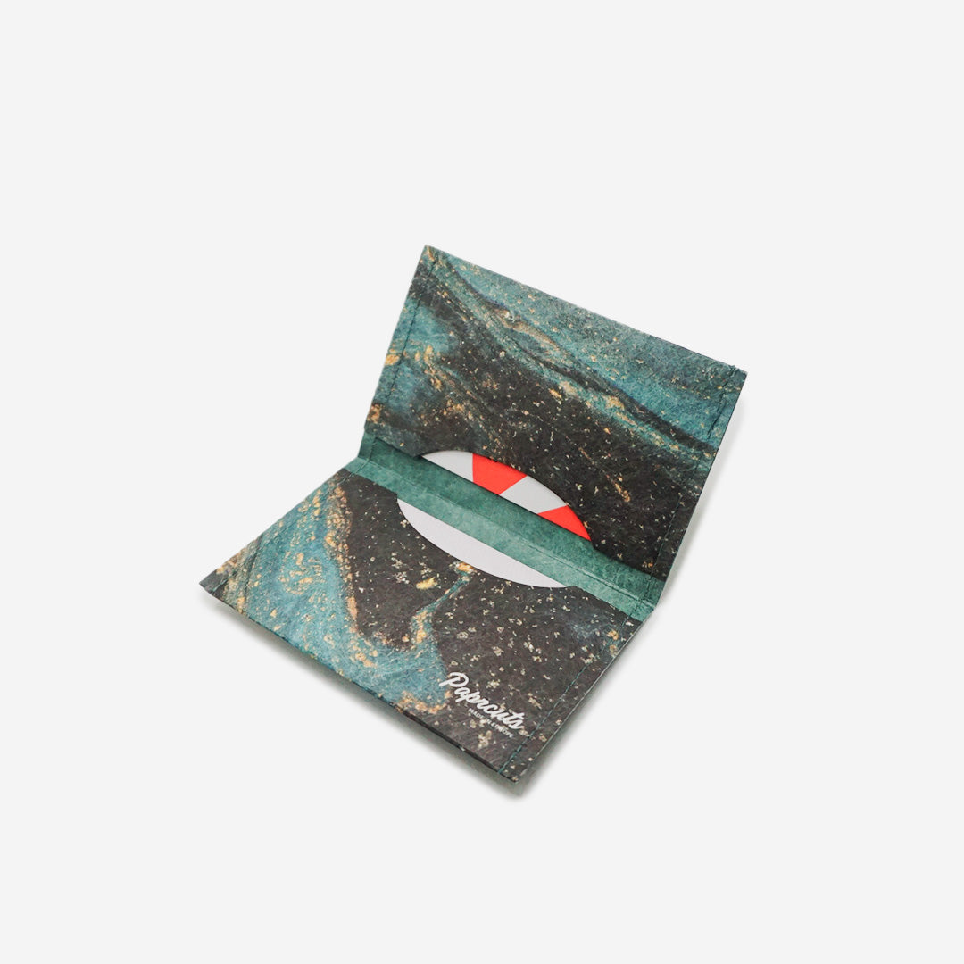 Paprcuts RFID Kartenhalter Saphire Marble Kartenetui vegan Tyvek