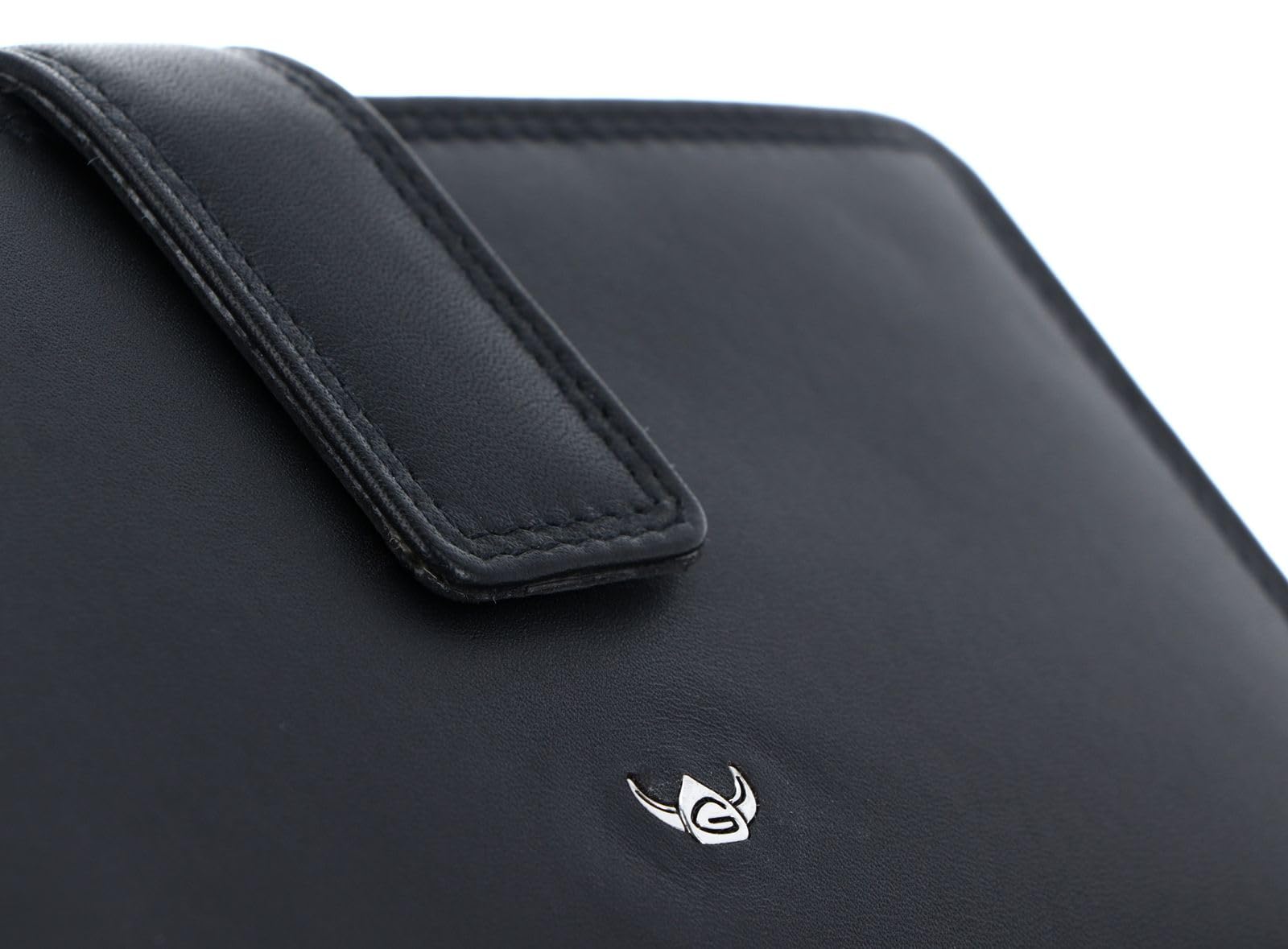Golden Head Polo 2800 Damenbörse Schwarz RFID Leder