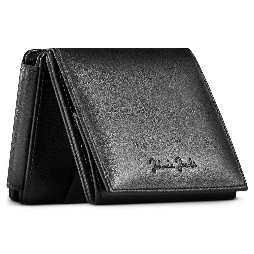Jaimie Jacobs Flap Boy XL Geldbörse Black Münzfach RFID