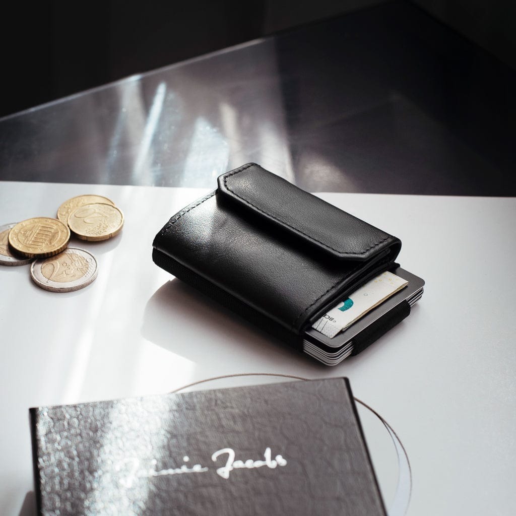 Jaimie Jacobs Nano Boy Pocket Geldbörse Vegan Black