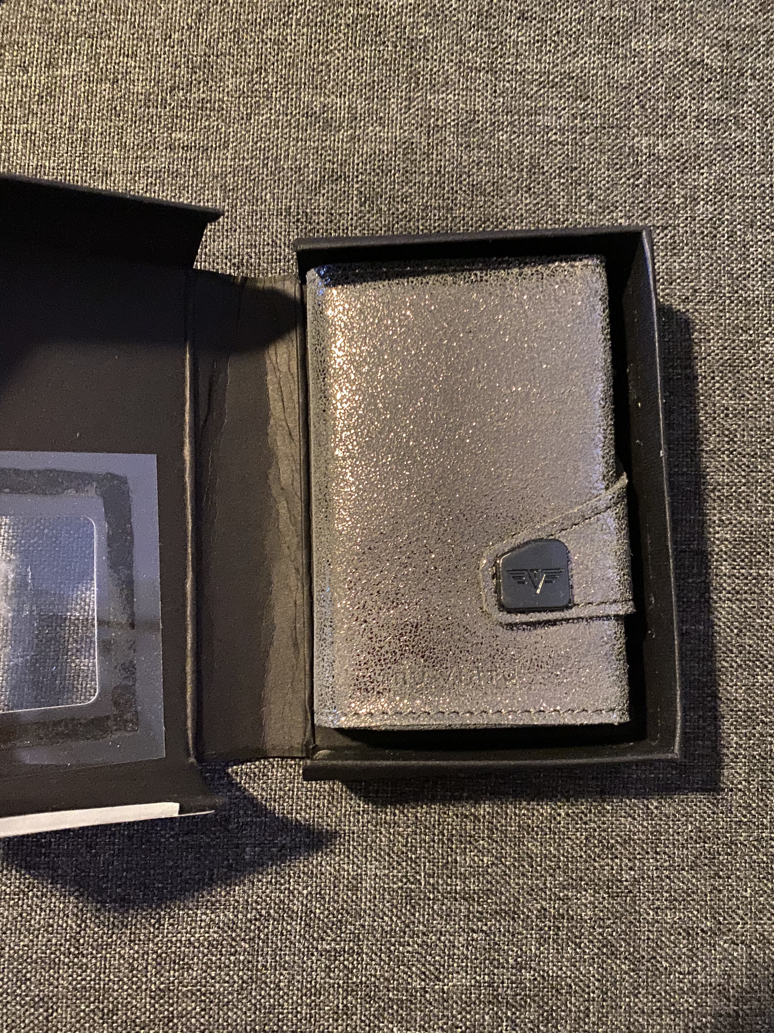 Tru Virtu Click & Slide Wallet Kartenetui Glitter RFID