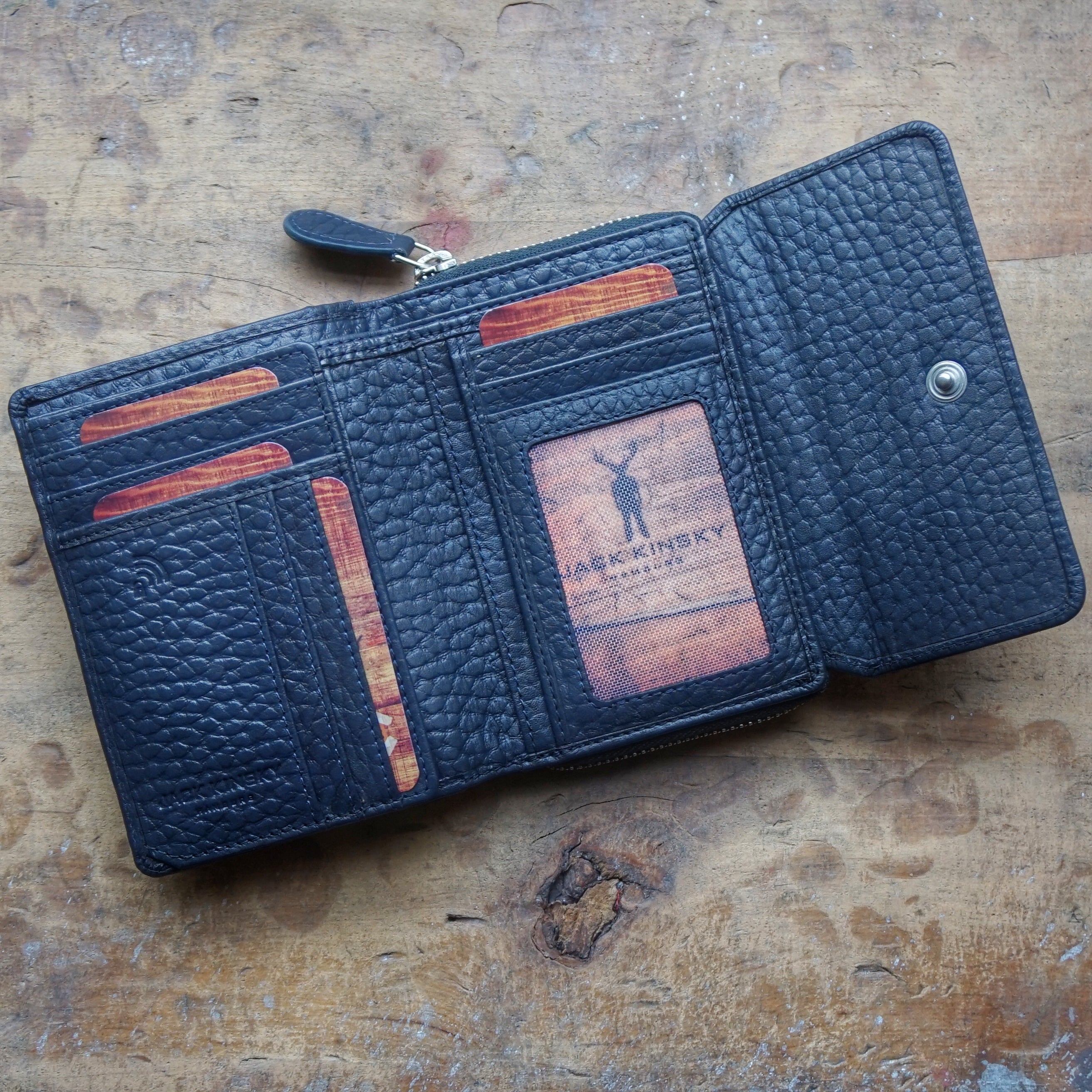 Jack Kinsky Albany 512 Geldbörse Navy 17 Karten