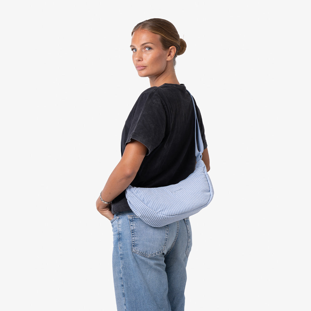 Paprcuts Valencia Roundbag Cord Pastel Blue vegan