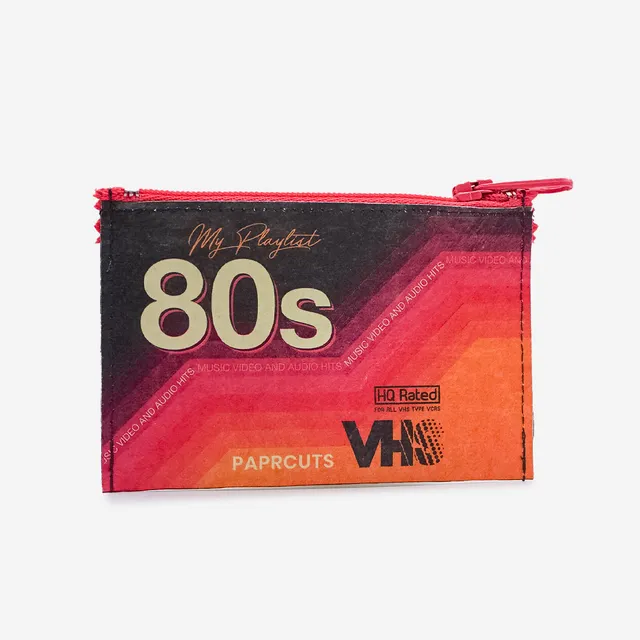 Paprcuts Münzbörse VHS Münzbeutel Tyvek RFID Retro