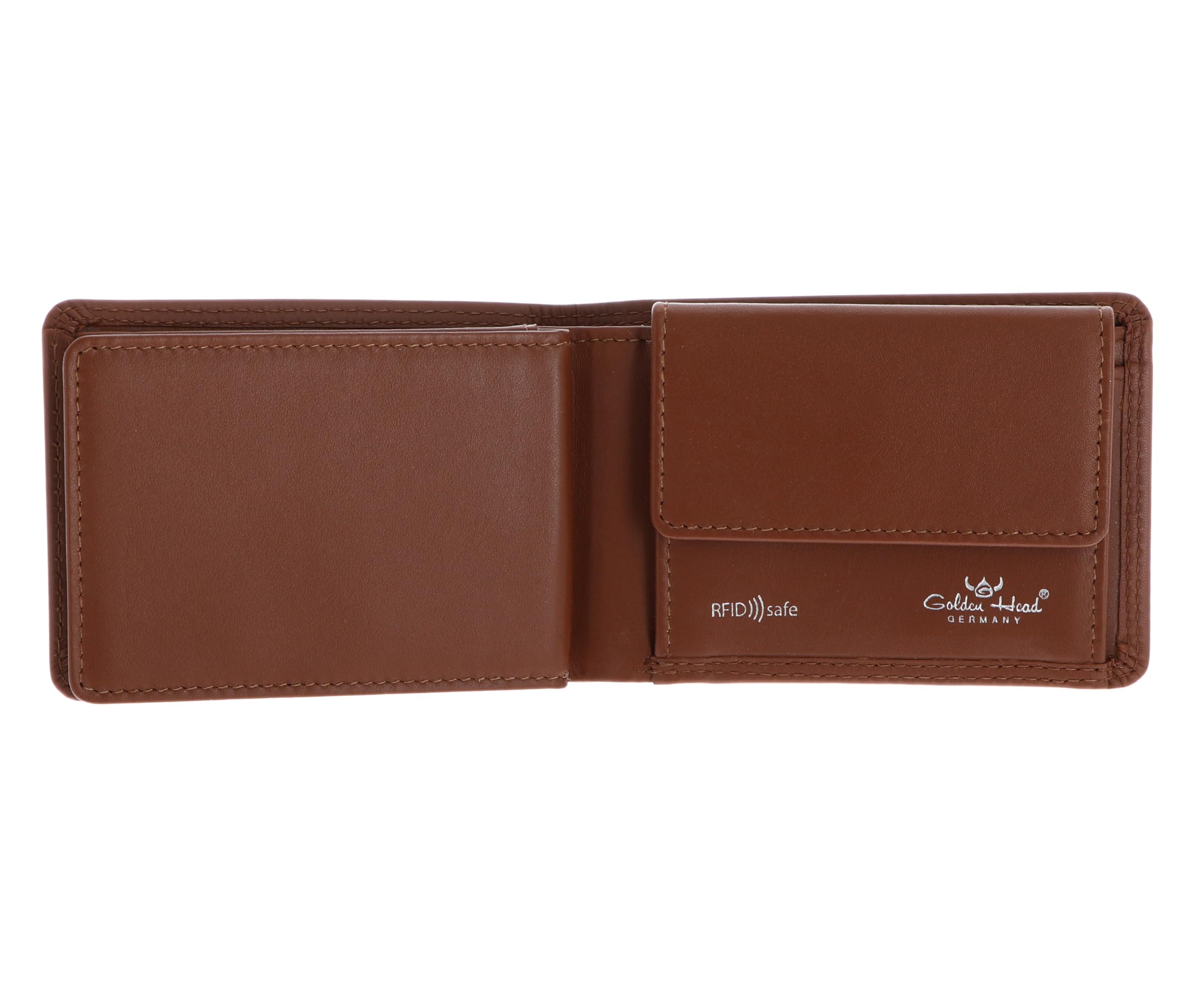 Golden Head Polo Minischeintasche 1040 Geldbörse Cognac RFID