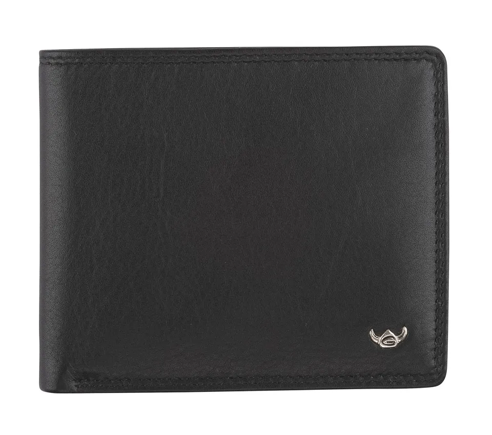 Golden Head Colorado Scheintasche 11 cm schwarz Querformat Leder