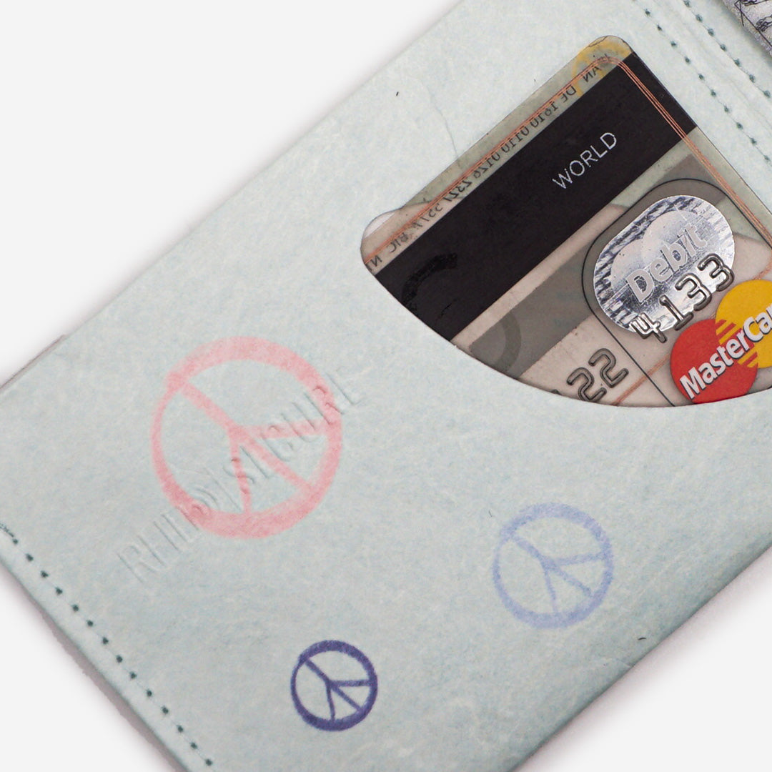 Paprcuts RFID Wallet No War Geldbörse blau RFID-Schutz