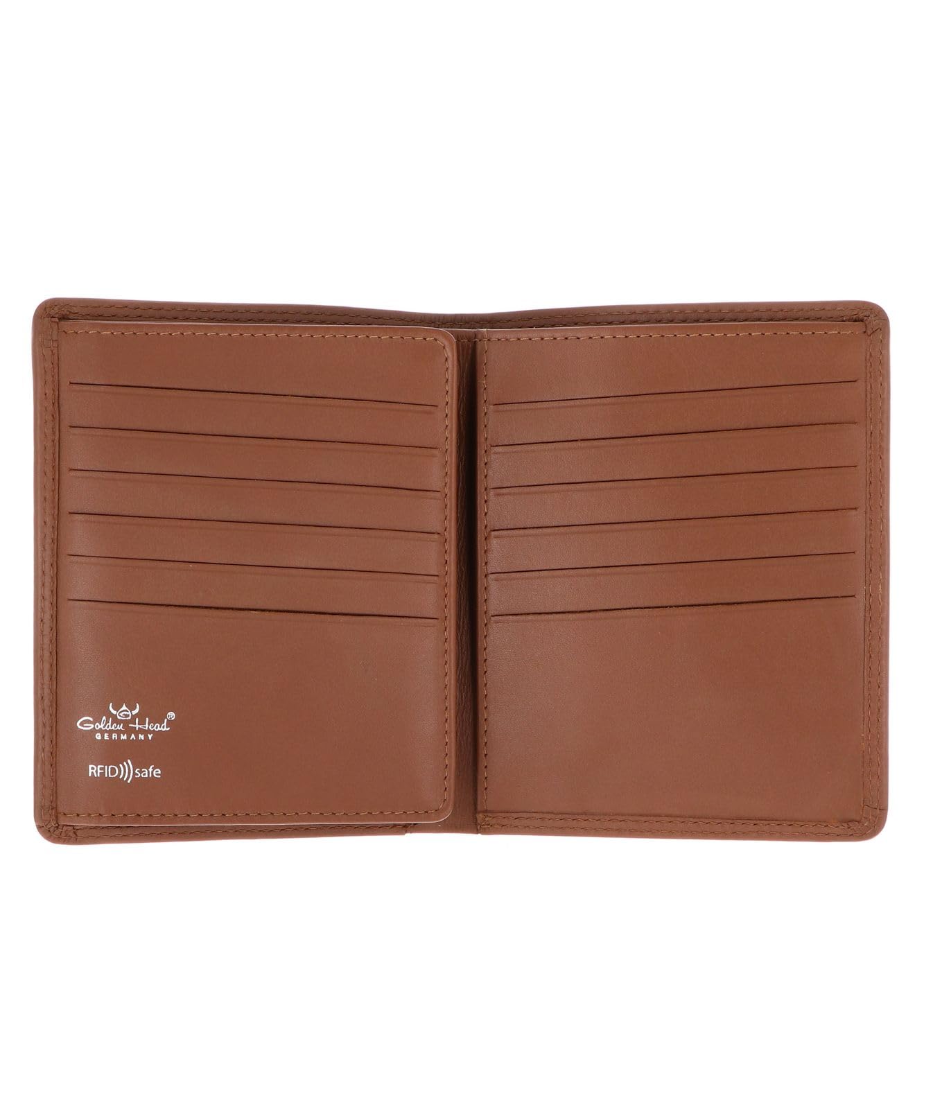 Golden Head Polo 1328 Kartenetui Cognac RFID-Schutz