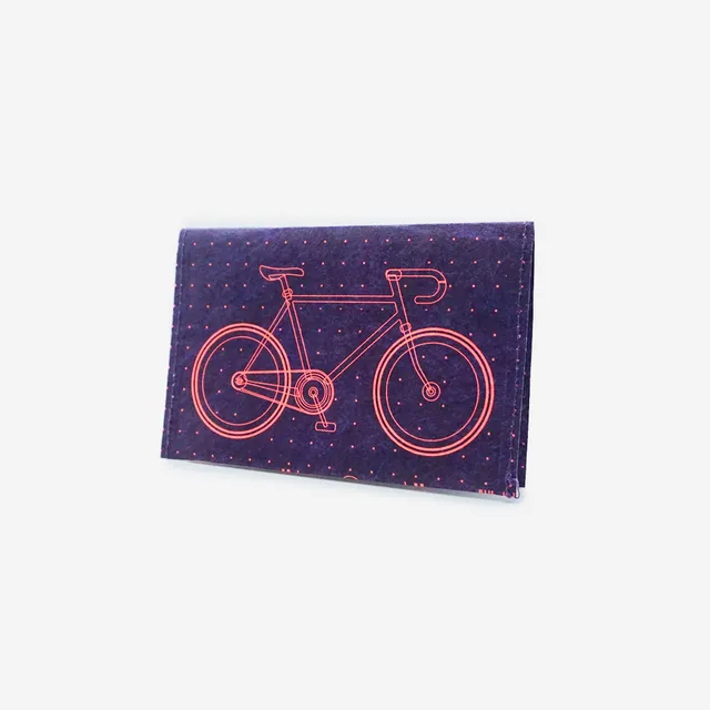 Paprcuts RFID Kartenhalter Bike Kartenetui blau Tyvek vegan