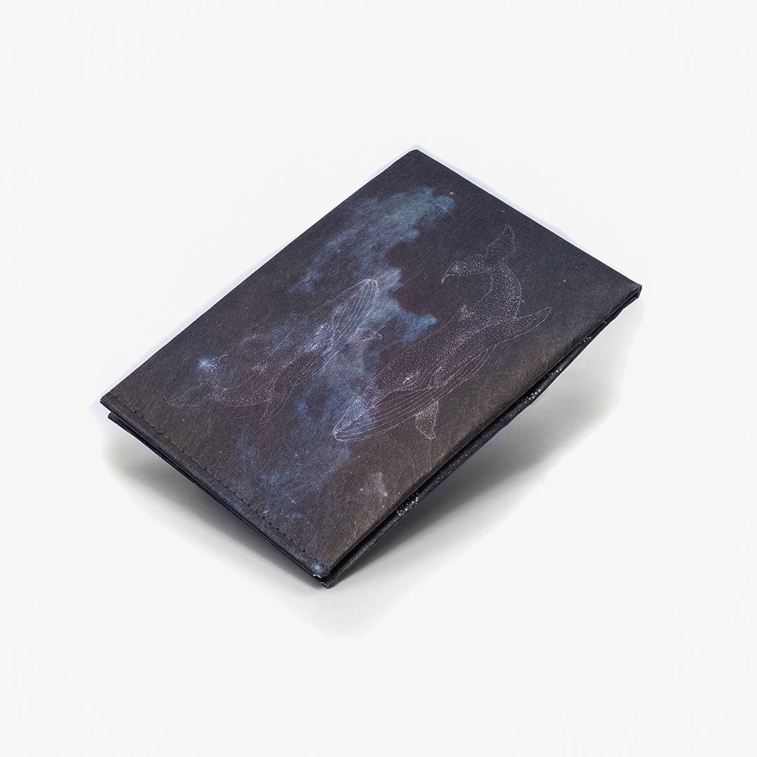 Paprcuts RFID Wallet Galactic Whale Portemonnaie Schwarz RFID-Schutz