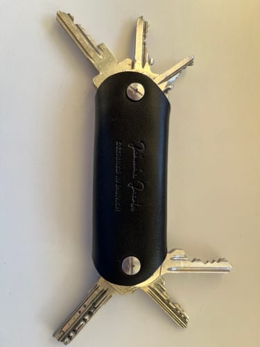 Jaimie Jacobs Key Boy Schlüssel Organizer Leder Black 12 Schl.