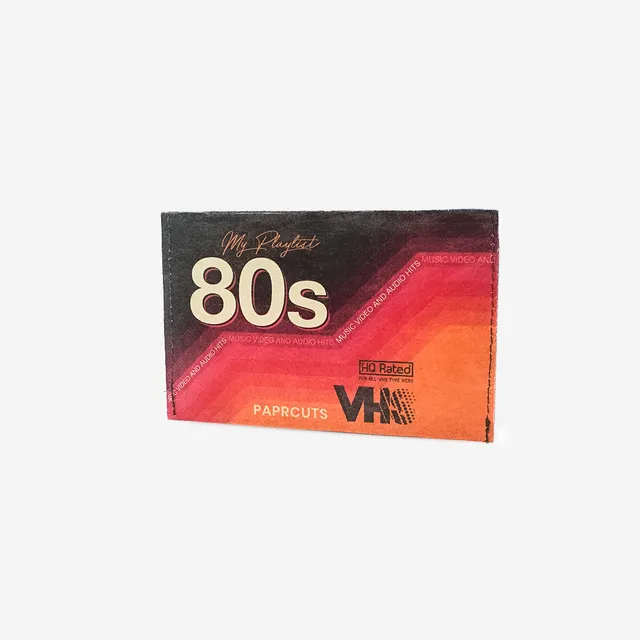 Paprcuts RFID Kartenhalter VHS Kartenetui Retro RFID-Schutz