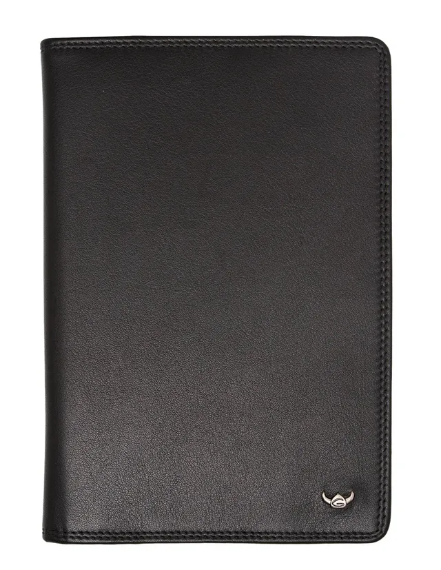 Golden Head Polo Brieftasche 16 cm schwarz Querformat Leder