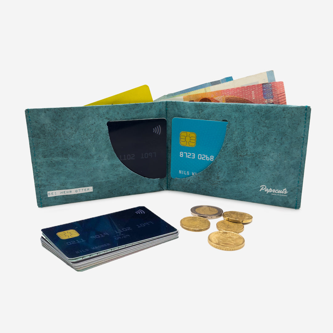 Paprcuts RFID Wallet Ollie the Otter Portemonnaie grün PRO
