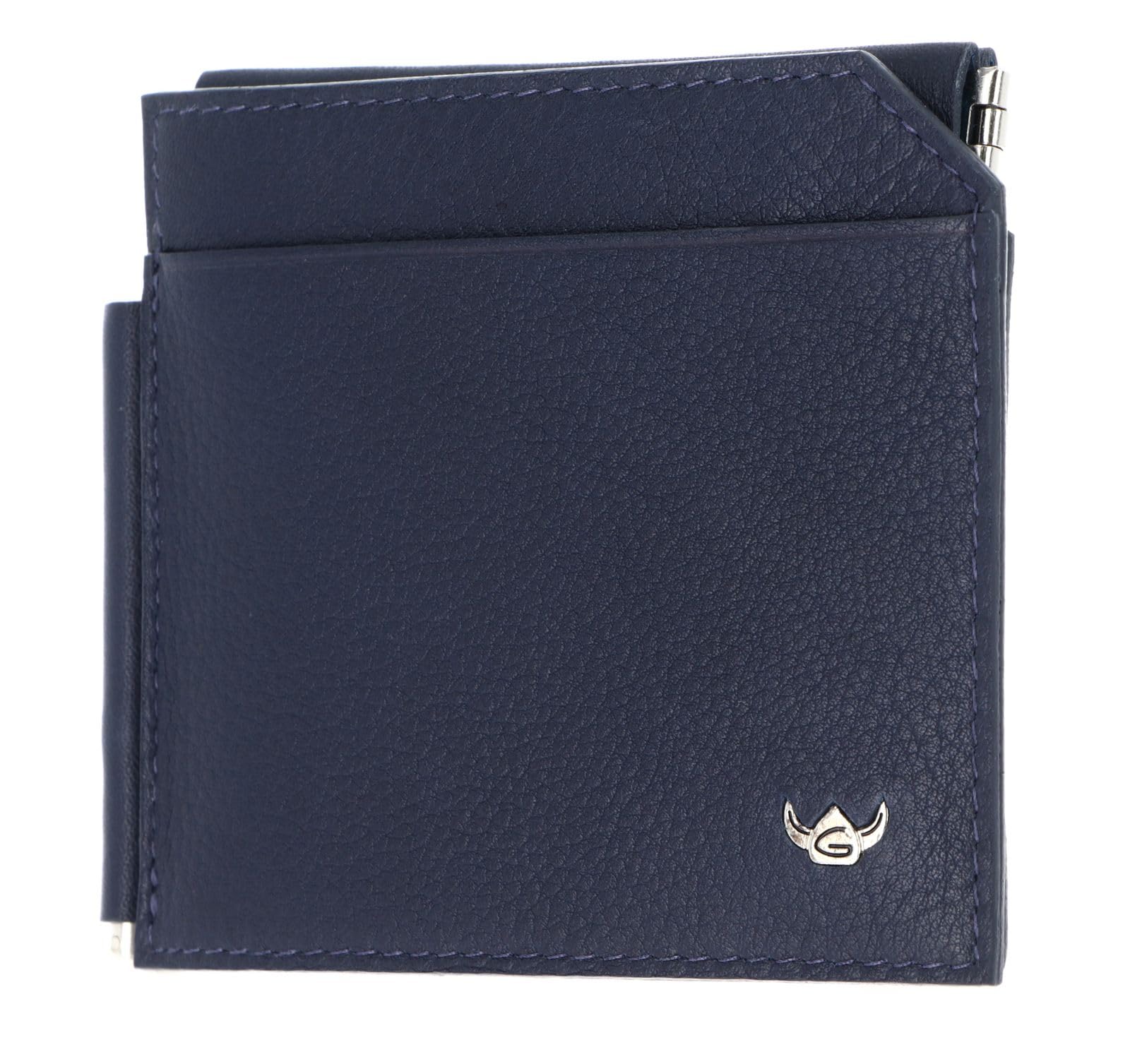 Golden Head Capri 1960 Geldklammer Blau Leder