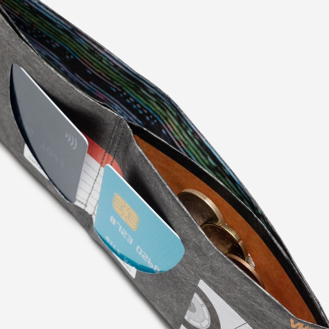 Paprcuts RFID Wallet VHS Portemonnaie Retro RFID Tyvek