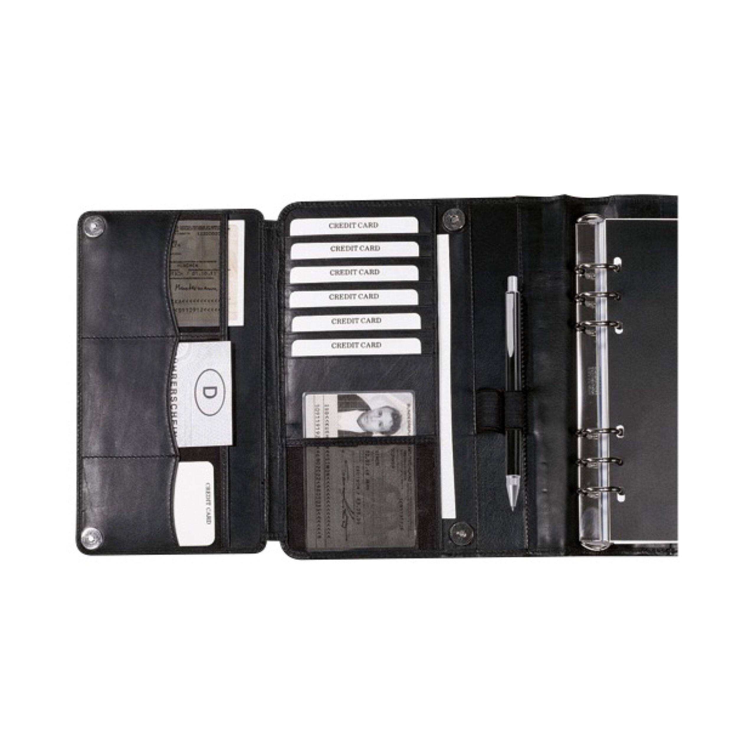 Alumaxx Manager-Planer A5 schwarz mit Magnetverschluss