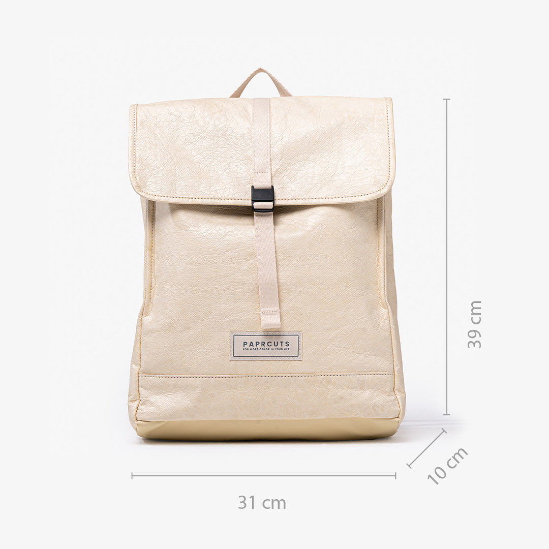 Paprcuts Kyoto Rucksack Off-White 11L 16 Zoll Laptopfach