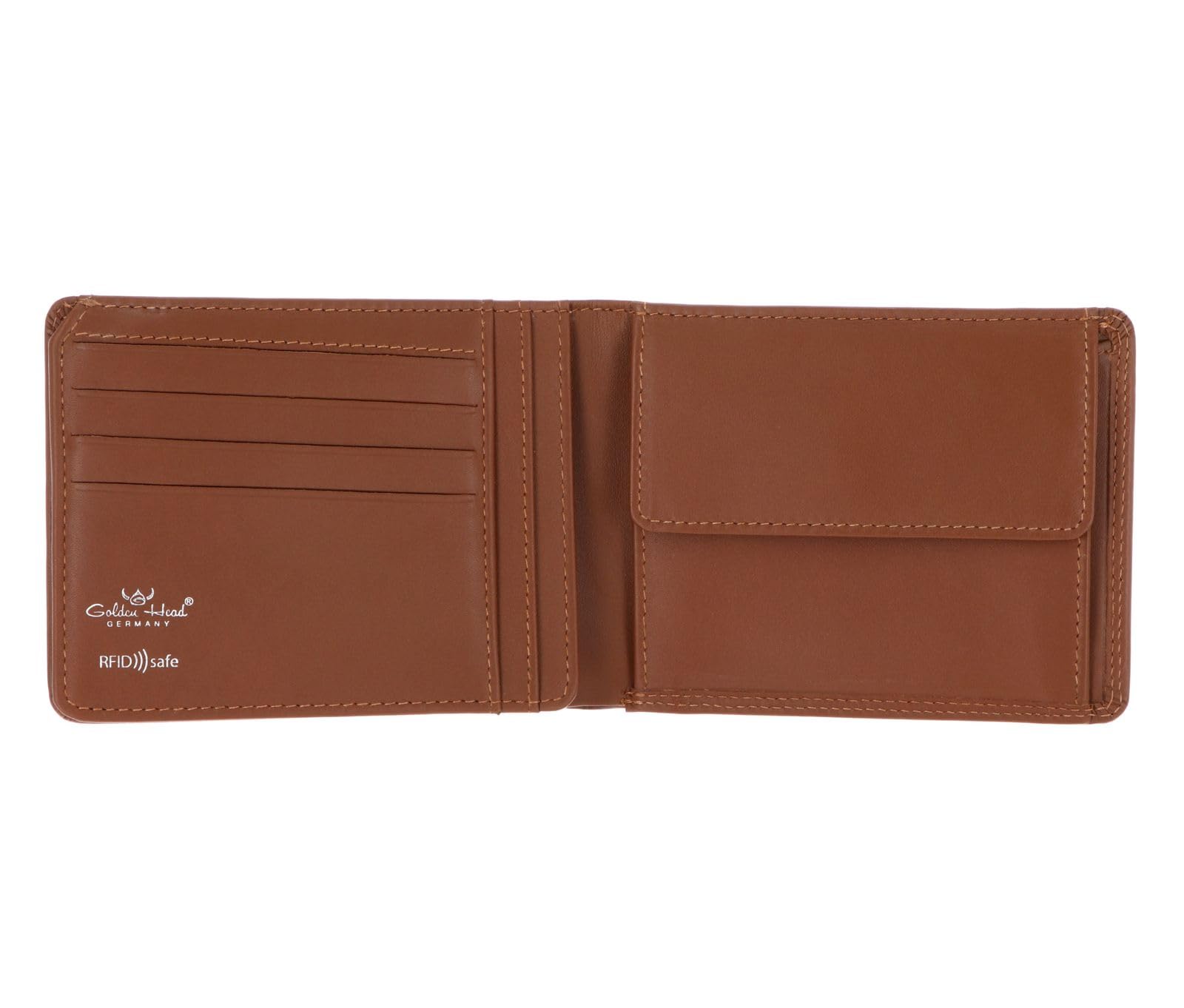 Golden Head Polo 1159 Geldbörse Cognac RFID Rindleder