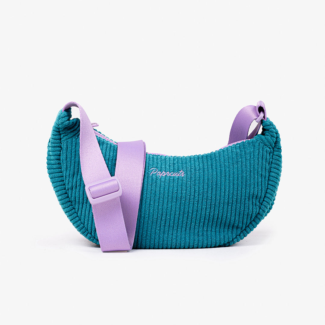 Paprcuts Valencia Roundbag Cord Petrol Violet vegan