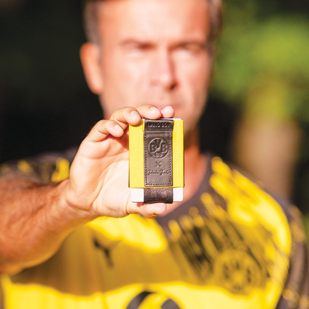 Jaimie Jacobs Nano Boy Pocket BVB Mini Geldbörse Leder