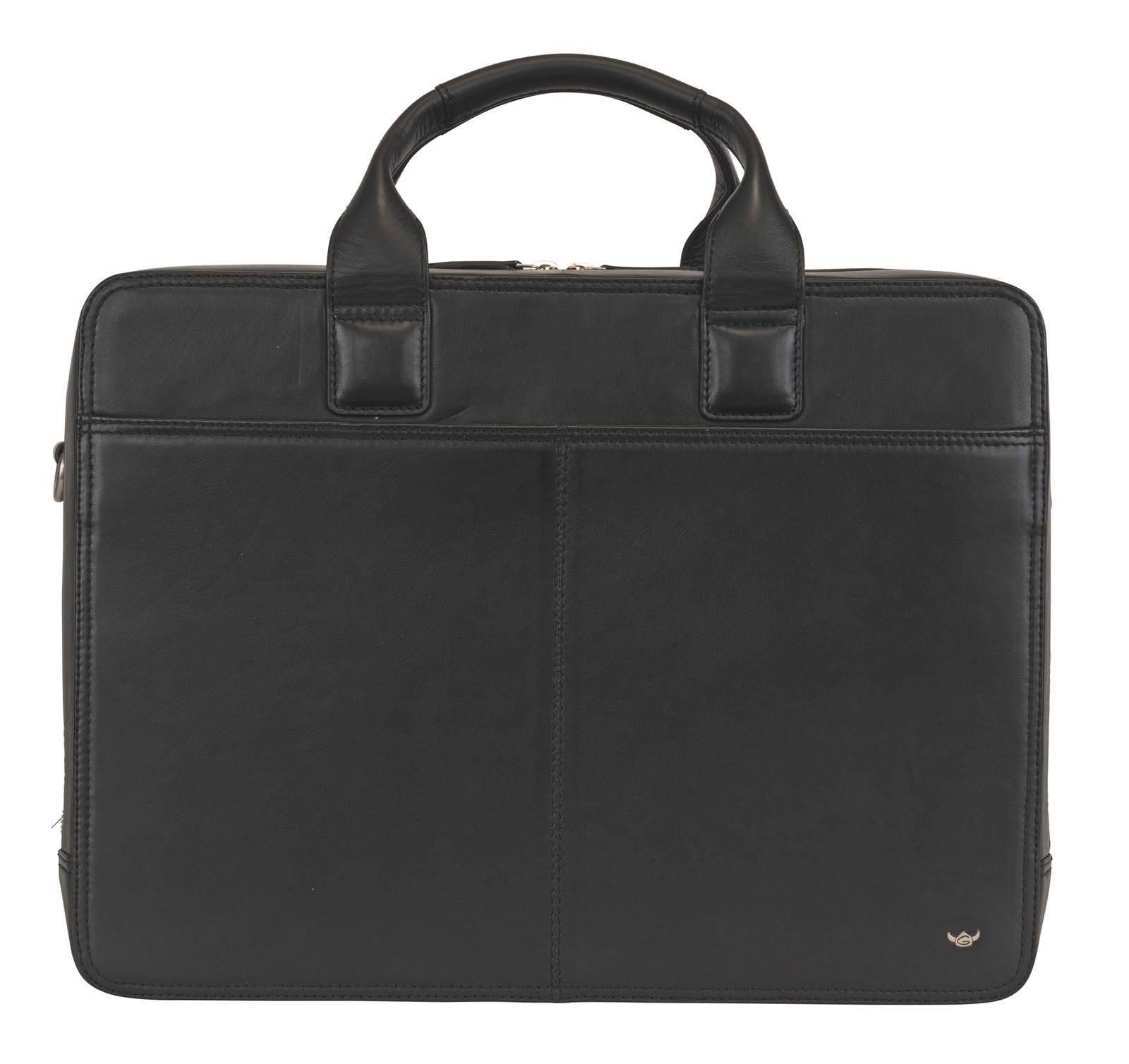 Golden Head Polo Business Bag Aktentasche Schwarz Leder A4