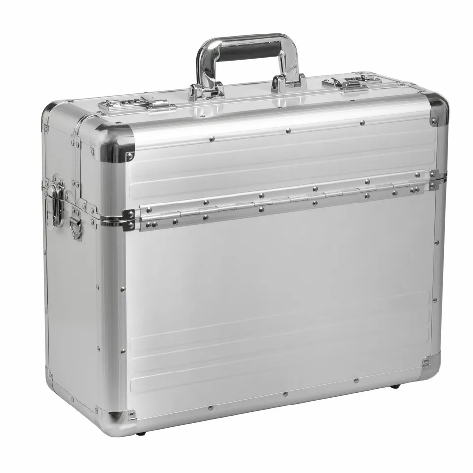 Alumaxx Betha 45119 Pilotenkoffer silber Aluminium 17 Zoll