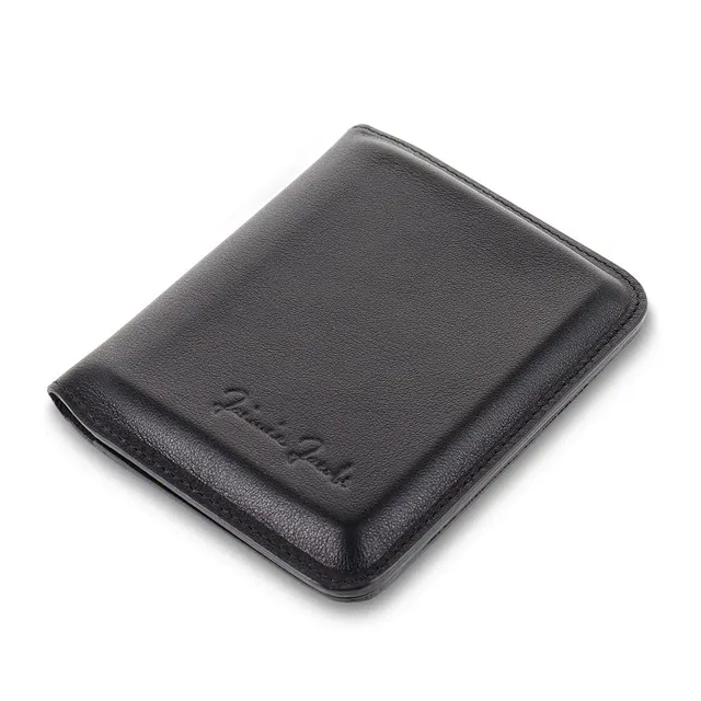 Jaimie Jacobs Magstar Geldbeutel Leder Schwarz Magnet RFID