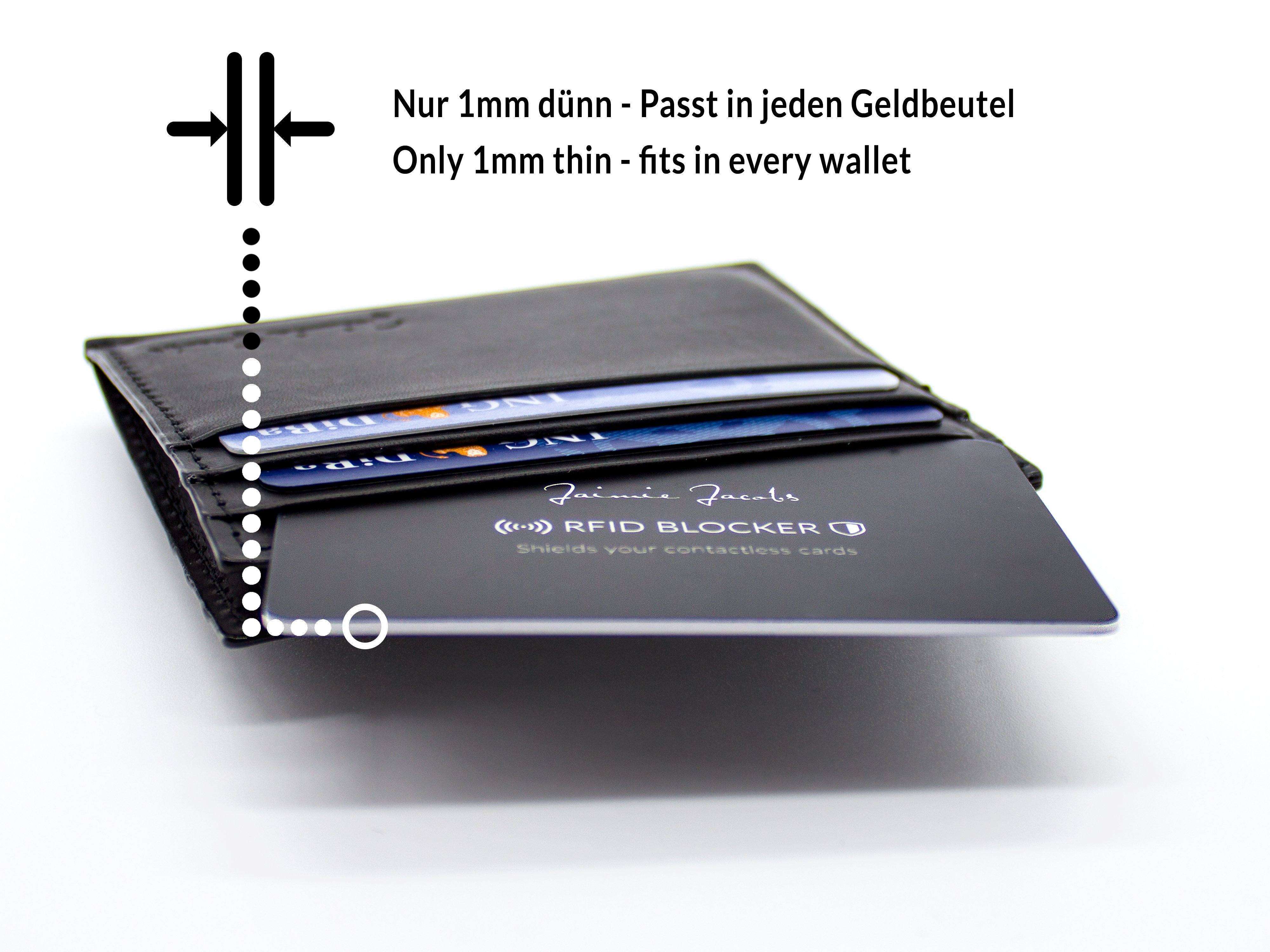 Jaimie Jacobs Nano Boy RFID Schutzkarte Scheckkartenformat