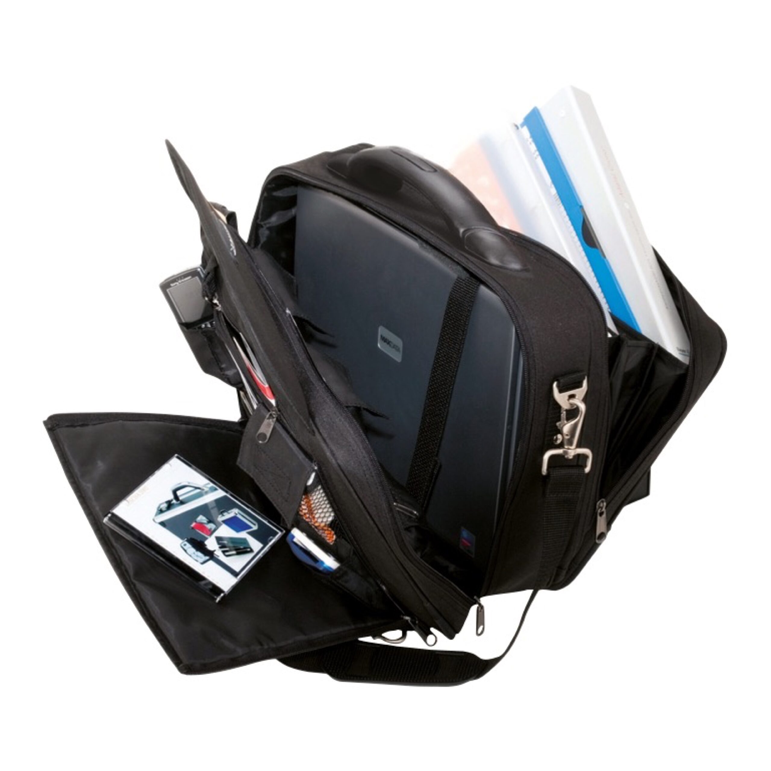 Alumaxx Arco Laptoptasche 15 Zoll schwarz Polyester