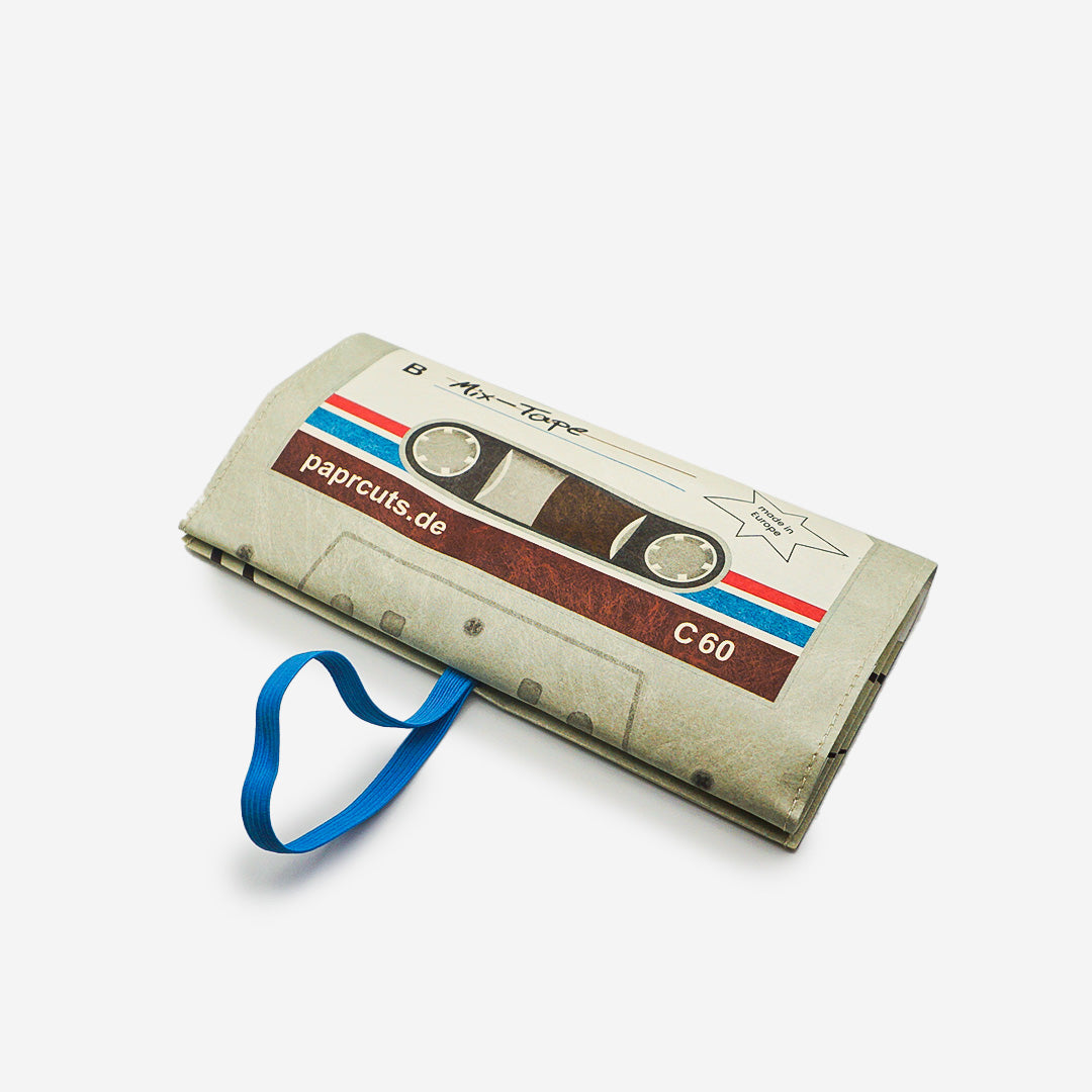 Paprcuts Tabakbeutel Mixtape Tabaktasche beige vegan 30 g