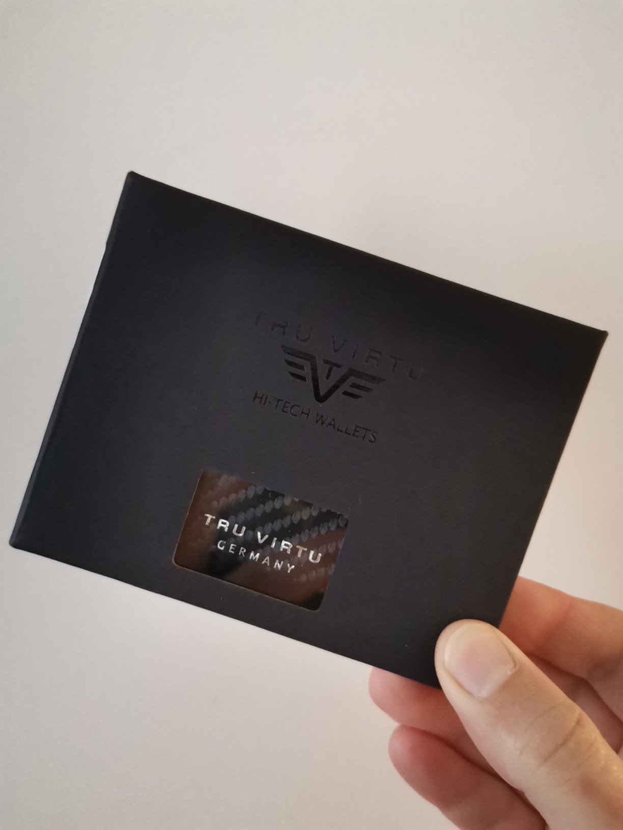 Tru Virtu Wallet Geldbörse Brown Nappa RFID ultradünn