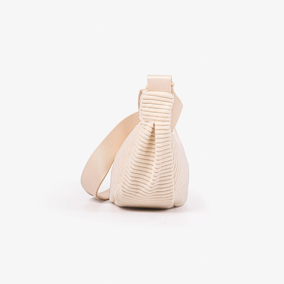 Paprcuts Valencia Roundbag Cord Off-White vegan