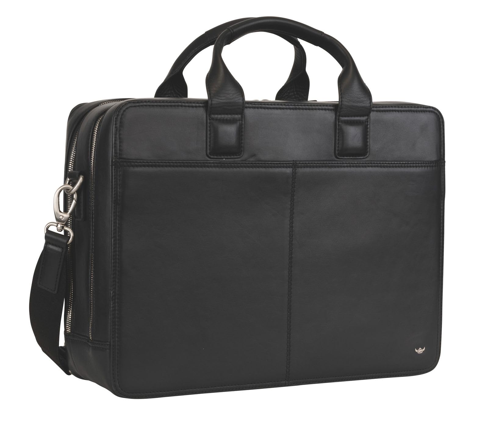 Golden Head Polo Business Bag Aktentasche Schwarz Leder A4