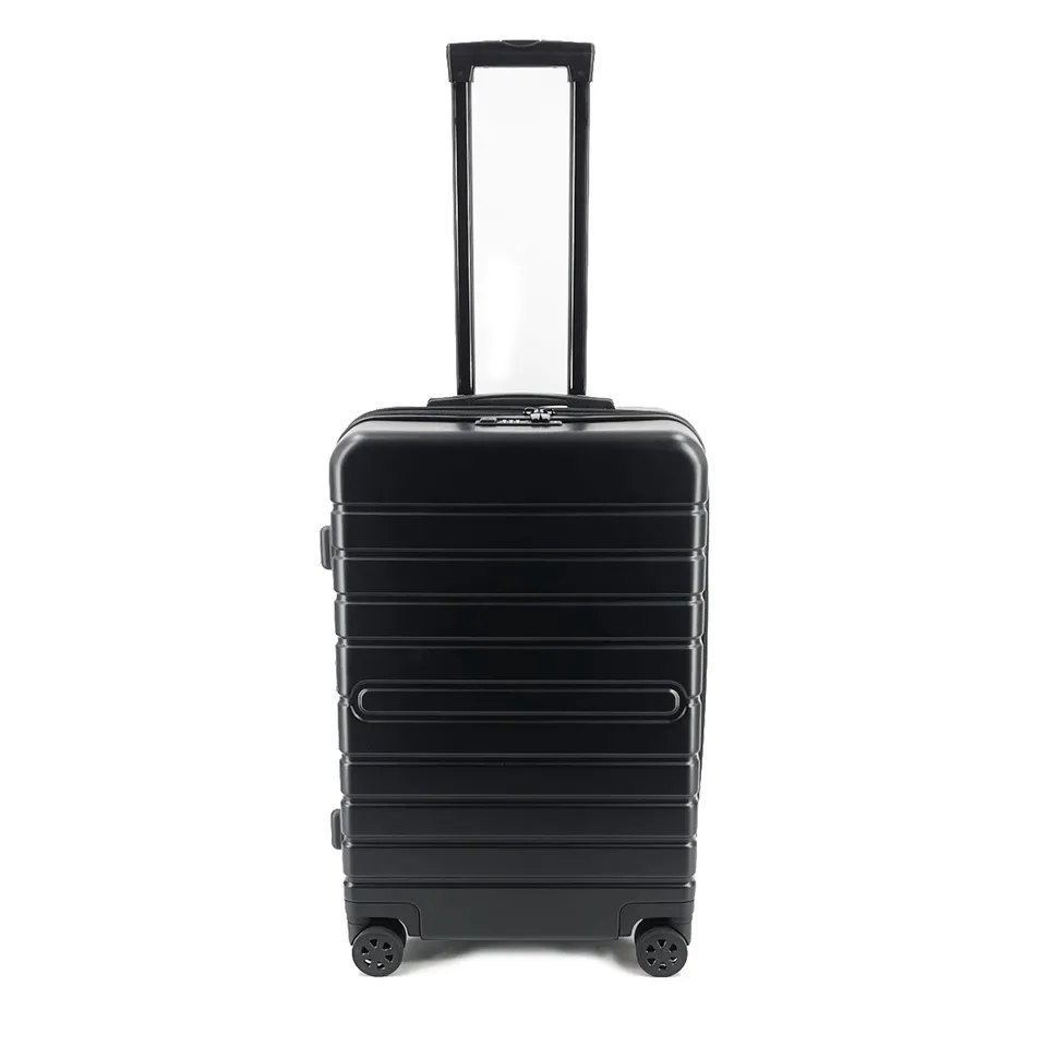 Alumaxx Reisetrolley mittel RABS schwarz TSA recycelt